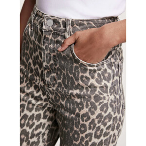 Mint Velvet Leopard Print Slim Jeans MAR25